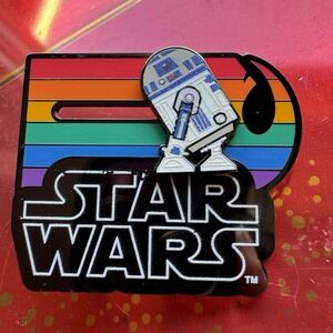 2024 Disney Parks Rainbow Pride Star Wars R2-D2 Slider LR LE Pin